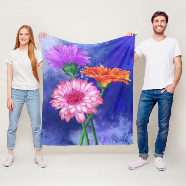 Gerberas Fleece Blanket Schöne Blume (Beispiel)