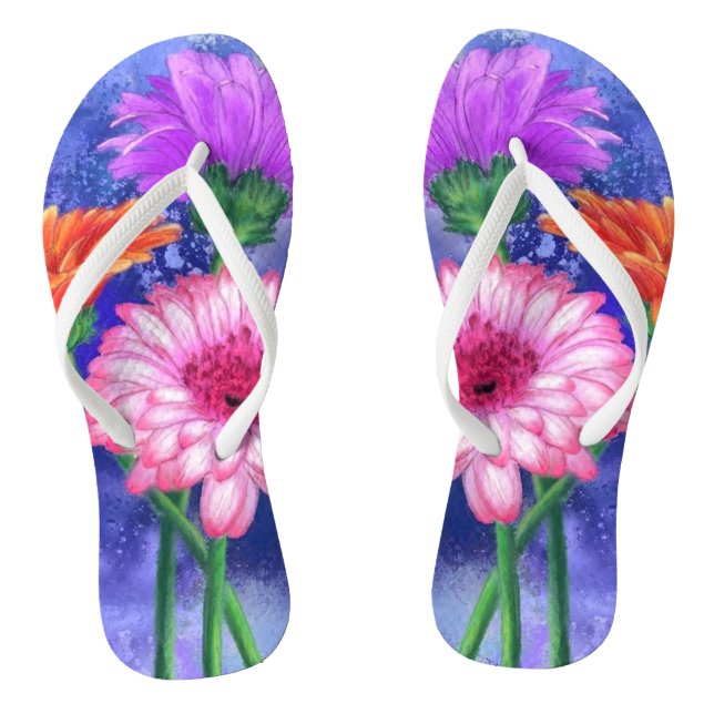 Gerberas Flip Flops (Fußbett)