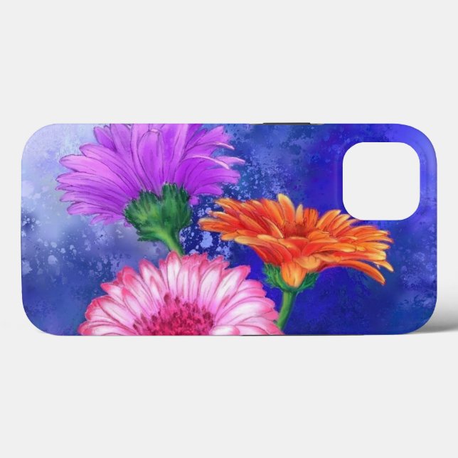 Gerberas iPhone Case Schöne Blume (Rückseite (Horizontal))
