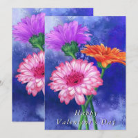 Gerberas Valentine's Day Card