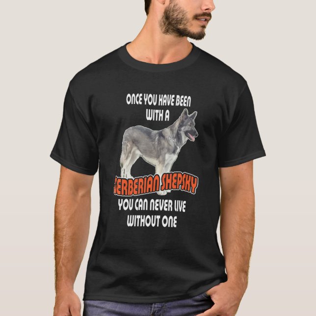 Gerberian Shepsky German Shepherd Siberian Husky D T-Shirt (Vorderseite)