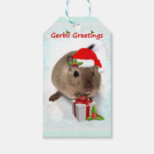Gerbil Greetings Gift Tags Geschenkanhänger