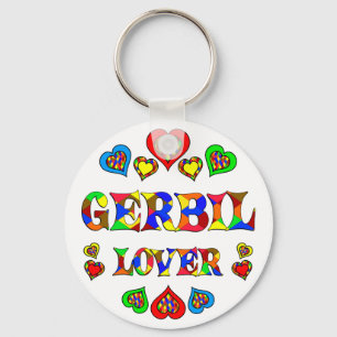 Gerbil-Liebhaber Schlüsselanhänger