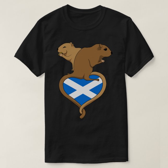 Gerbil Scotland light T-Shirt (Design vorne)