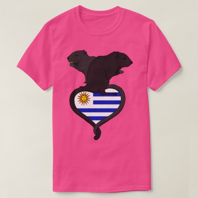 Gerbil Uruguay dunkel T-Shirt (Design vorne)