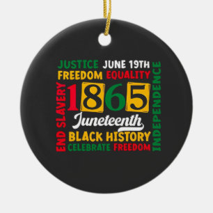 Gerechtigkeit 19. Juni Freiheit Gleichheit 1865 Keramik Ornament