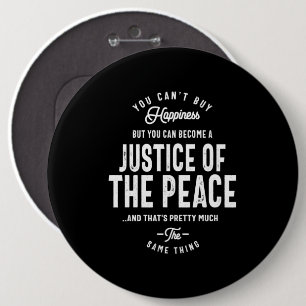 "Gerechtigkeit der Friedensarbeit" - Geschenk Button