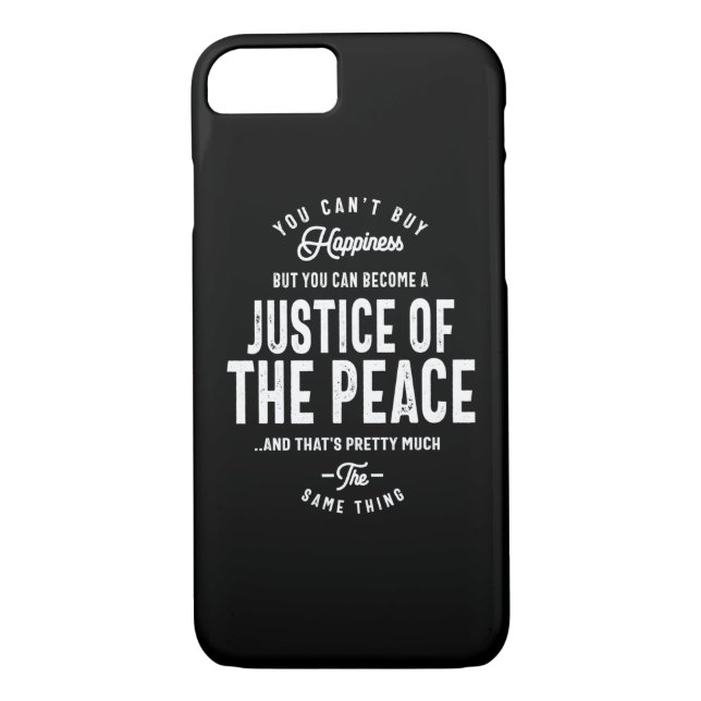 "Gerechtigkeit der Friedensarbeit" - Geschenk Case-Mate iPhone Hülle (Rückseite)