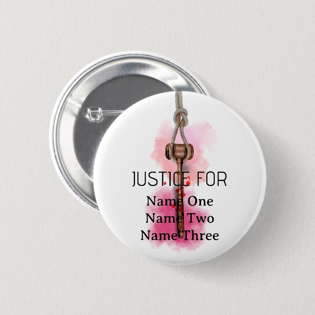Gerechtigkeit für alle button (Vorne & Hinten)