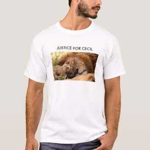 Gerechtigkeit für Cecil der Löwe mit seinem CUB T-Shirt
