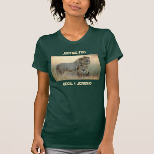 Gerechtigkeit für Cecil & Jericho, die Brüder-Löwe T-Shirt
