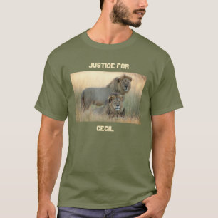 Gerechtigkeit für Cecil mit Jericho, dem Bruder de T-Shirt