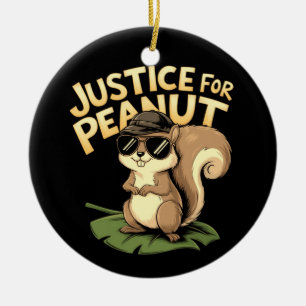 Gerechtigkeit für Erdnuss: Das Eichhörnchen, das H Keramik Ornament
