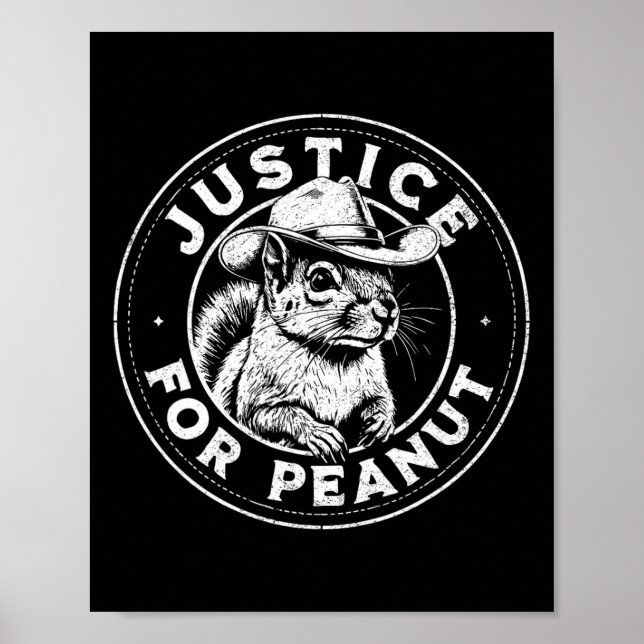 Gerechtigkeit für Erdnuss Das Eichhörnchen - P’nut Poster (Vorne)