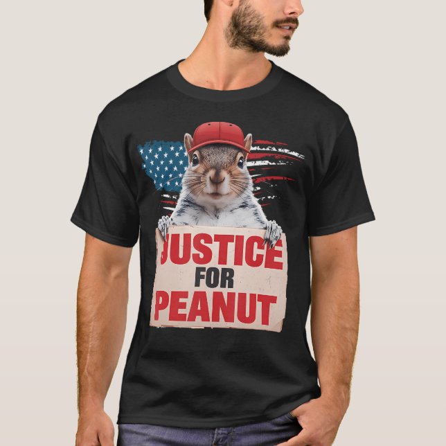 Gerechtigkeit für Erdnuss Das Eichhörnchen T-Shirt (Vorderseite)