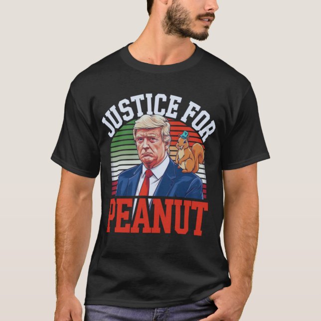 Gerechtigkeit für Erdnuss Das Eichhörnchen Wollte  T-Shirt (Vorderseite)