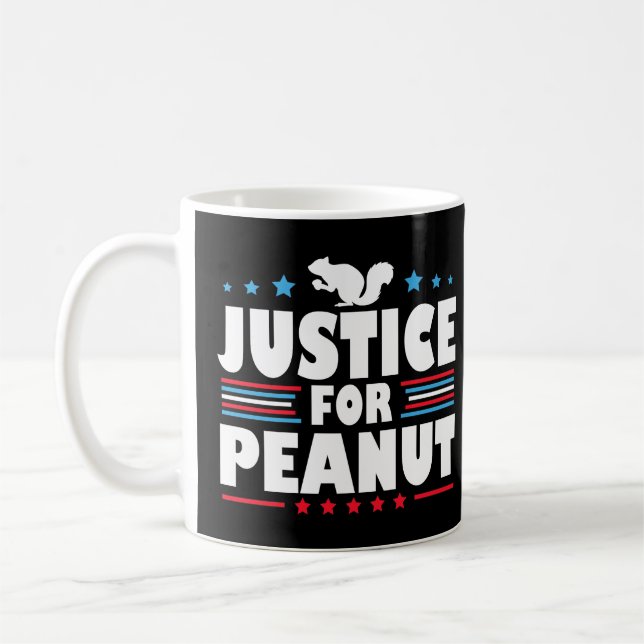 Gerechtigkeit für Erdnuss Kaffeetasse (Links)