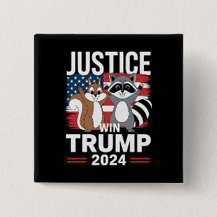 Gerechtigkeit Für Erdnuss Sieg Trump 2024 Button