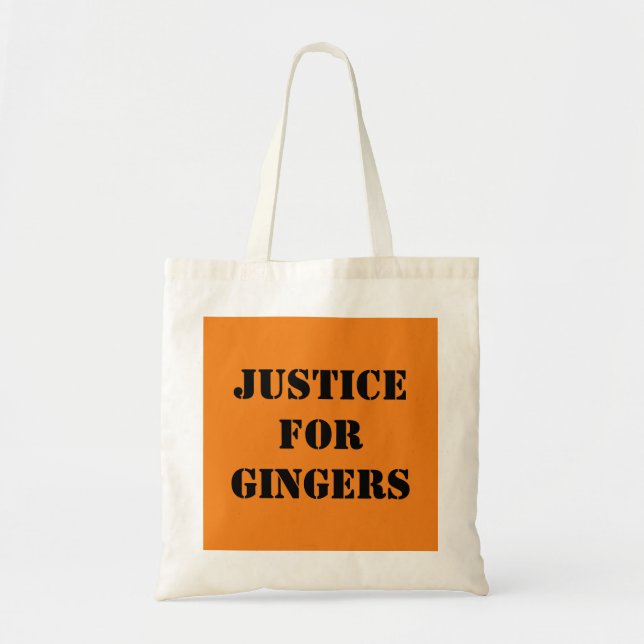 Gerechtigkeit für Gingers! Tragetasche (Vorne)