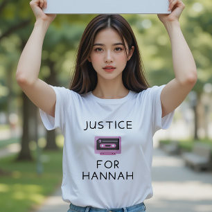 Gerechtigkeit für Hannah 13 Gründe, warum T - Shir T-Shirt