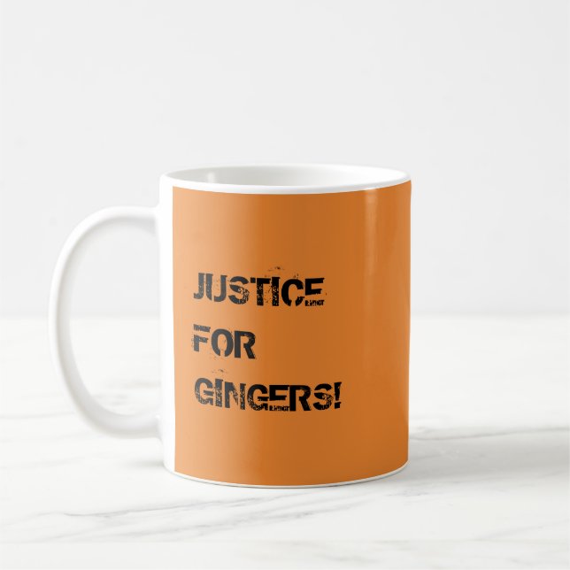 Gerechtigkeit für Ingwer-Tasse Kaffeetasse (Links)