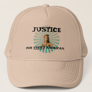 Gerechtigkeit für jeden Amerikaner Truckerkappe