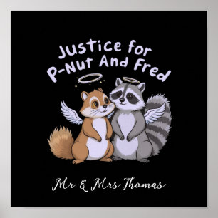 Gerechtigkeit für P-Nut und Fred A Humour Poster