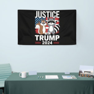 Gerechtigkeit Für Peanut Sieg Trump 2024 Banner