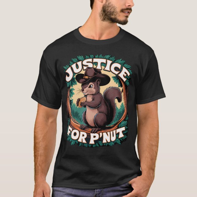 Gerechtigkeit für P'Nut - Niedliches Erdnuss für d T-Shirt (Vorderseite)
