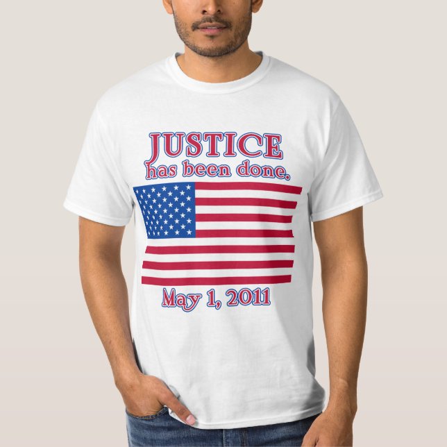 GERECHTIGKEIT IST GETANES T-Shirt GEWESEN (Vorderseite)