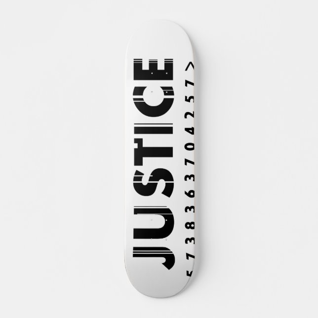 Gerechtigkeit-LOGO-ZU-gehen Sie Skateboard (Vorne)