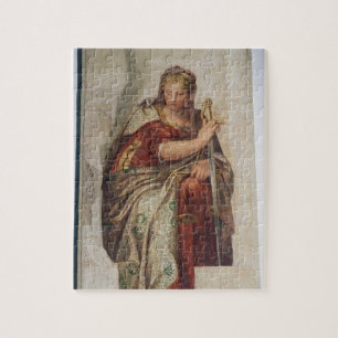 Gerechtigkeit, von den Wänden des Sacristy