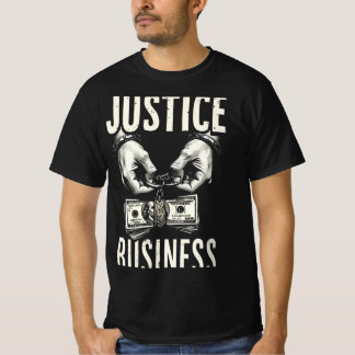 Gerechtigkeit zu verkaufen – Mutiges sozialkritisc T-Shirt