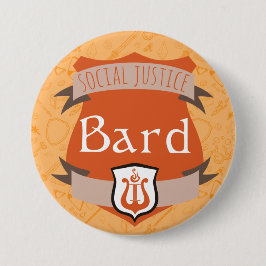 Gerechtigkeits-Klassen-Knopf: Barde Button