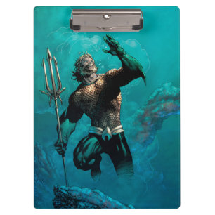 Gerechtigkeitsliga #10 Aquaman Drowned Earth Varia Klemmbrett