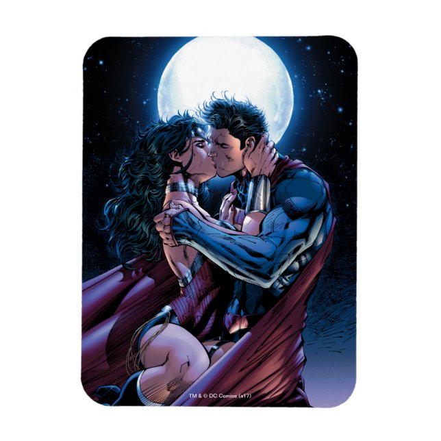 Gerechtigkeitsliga #12 Wonder Woman & Superman Kis Magnet (Vertikal)
