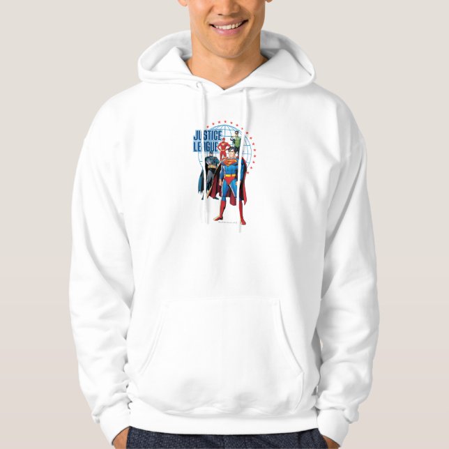 Gerechtigkeitsliga Global Heroes Hoodie (Vorderseite)