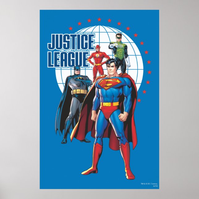 Gerechtigkeitsliga Global Heroes Poster (Vorne)