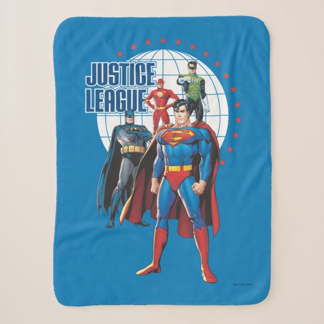 Gerechtigkeitsliga Global Heroes Sherpadecke (Vorderseite)