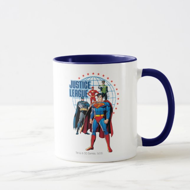 Gerechtigkeitsliga Global Heroes Tasse (Rechts)
