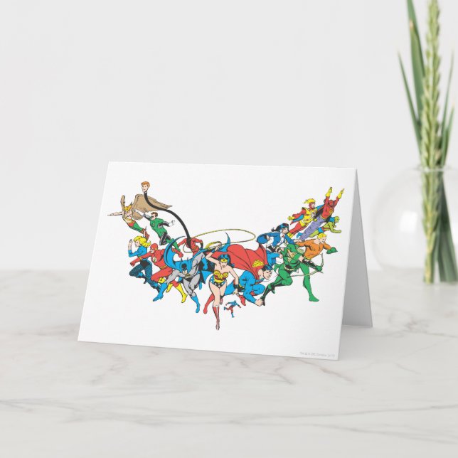 Gerechtigkeitsliga - Gruppe 2 Karte (Vorderseite)