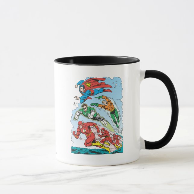 Gerechtigkeitsliga - Gruppe 3 Tasse (Rechts)