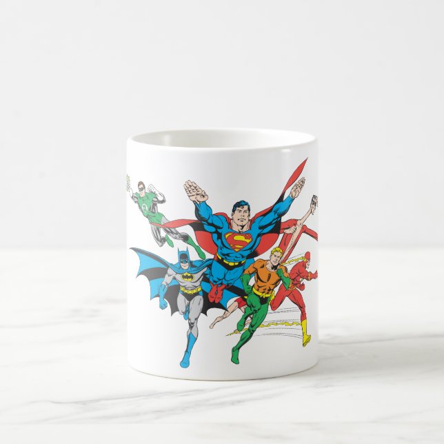 Gerechtigkeitsliga - Gruppe 4 Kaffeetasse (Mittel)