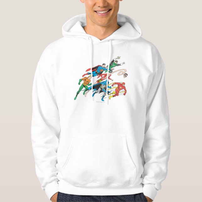 Gerechtigkeitsliga - Gruppe 5 Hoodie (Vorderseite)