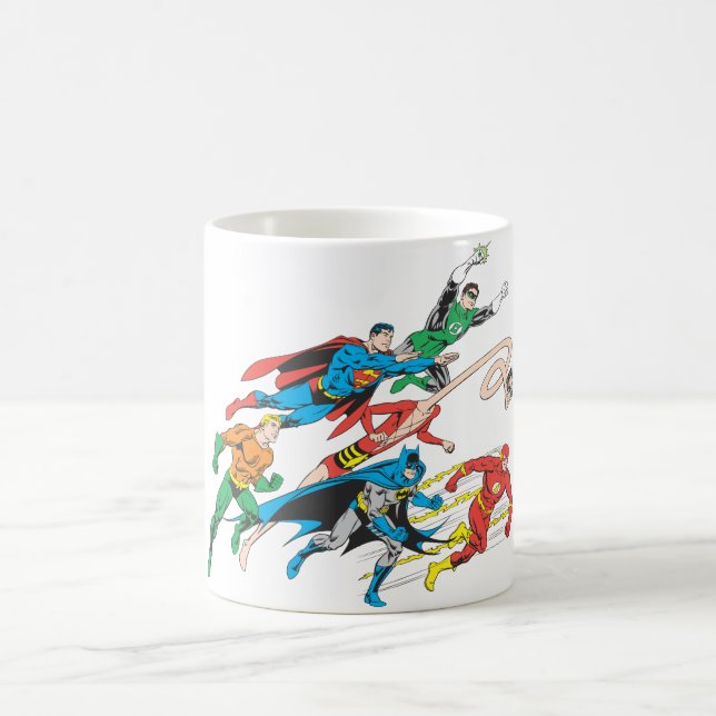 Gerechtigkeitsliga - Gruppe 5 Kaffeetasse (Mittel)