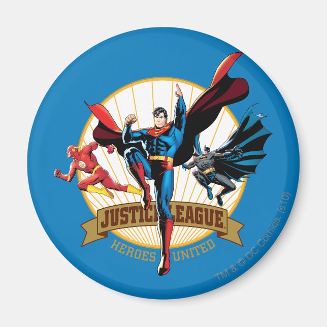 Gerechtigkeitsliga Heroes United Magnet (Vorne)