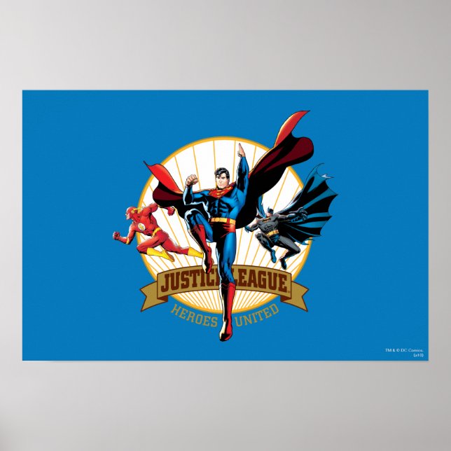 Gerechtigkeitsliga Heroes United Poster (Vorne)