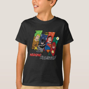 Gerechtigkeitsliga "Heroische Feiertage" T-Shirt