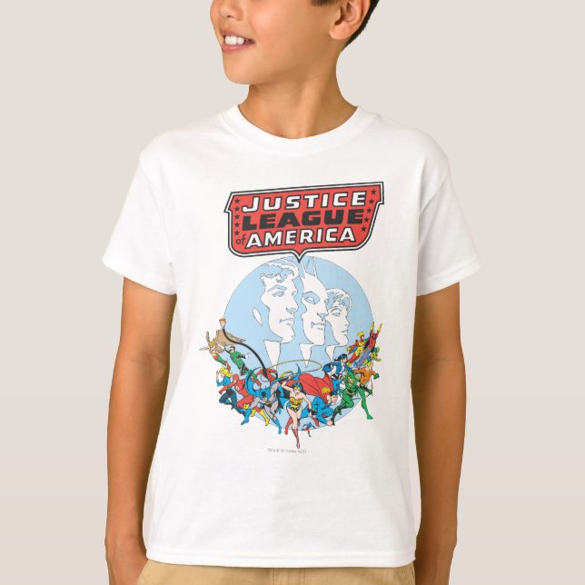 Gerechtigkeitsliga T-Shirt (Vorderseite)