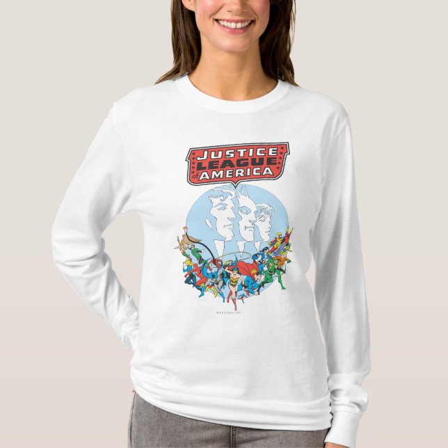 Gerechtigkeitsliga T-Shirt (Vorderseite)